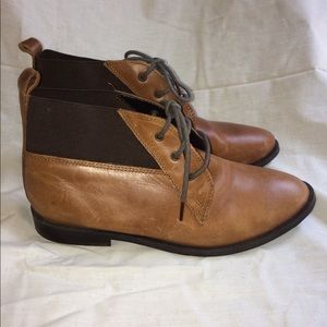 Topshop brown ankle boots